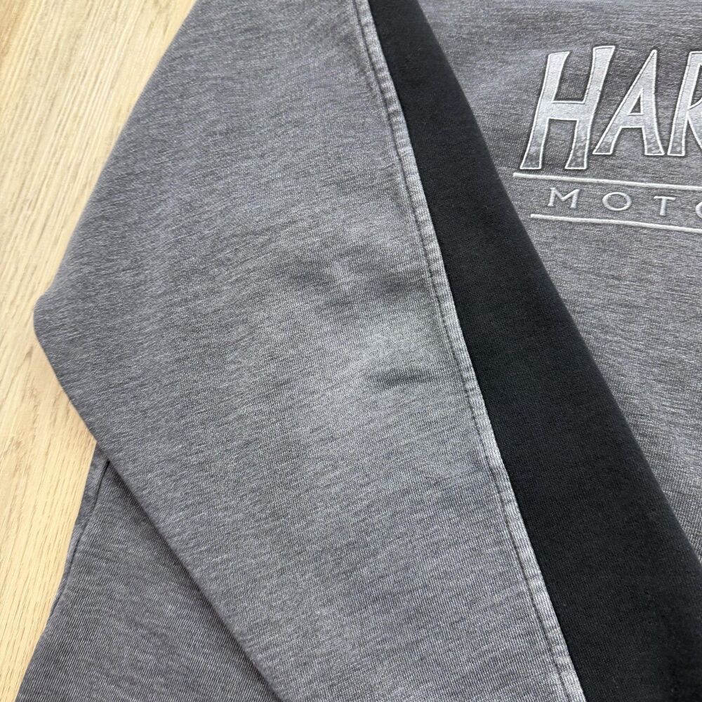 Harley-Davidson Sweatshirt Mens Large Gray Tucson Arizona Fleece Pullover - Picture 3 of 13